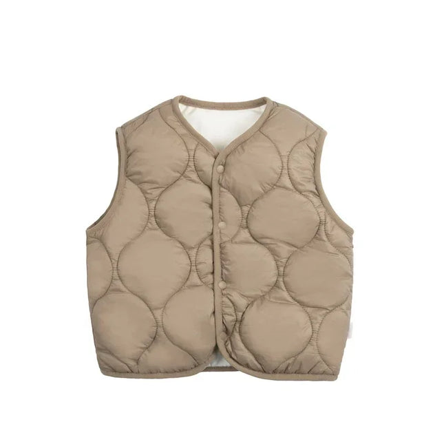 Kinderbodywarmer | Warm & Comfy | Geschikt voor 9m+ | Voor Jongens & Meisjes | Diverse Kleuren | Zacht katoen |
