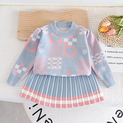 Baby Sweater Set | Zacht Comfortabel Strik | Ideaal voor Herfst en Winter | Geschikt voor Spelen en Familie-uitjes | Eenvoudig aan te trekken | Verkrijgbaar in Verschillende Maten