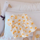 Meisjes Zomerset | Luchtig Katoen | Comfortabel Baby & Peuter Outfit | Top en Broekje | Makkelijk Wasbaar | Ideaal voor Speeltuin Strand Tuin | Geschikt vanaf 6 Maanden tot 5 Jaar