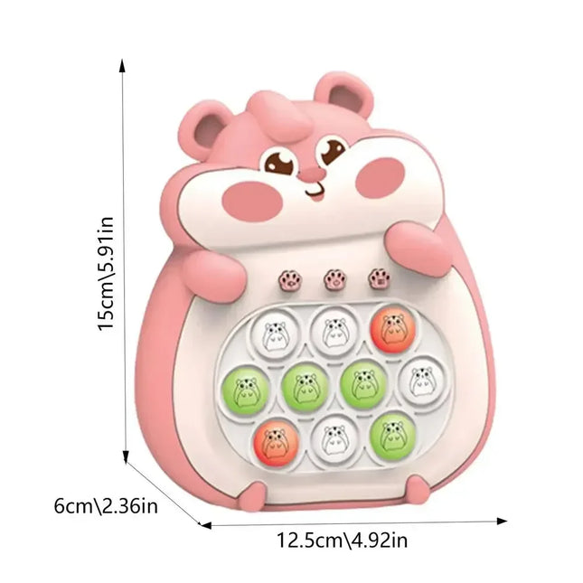 Bubble Pop | Interactief Snelheidsspel voor Reactietraining | Familie en Vriendenactiviteit | Compact en Draagbaar | Kleurige Knoppenuitdaging | Elektronisch Spel voor Alle Leeftijden