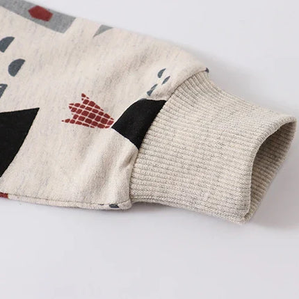 Kindertrui | Kleurrijke Prints | Lange Mouwen | 100% Zacht Katoen | Comfortabel & Stijlvol | Herfst & Winter