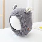Warme Baby Balaclava | Zachte Wintermuts | Hoofd- en Oorbescherming | Neutrale Stijl | Makkelijk Aan- en Uit te Doen | Voor Buitenspelen | Geschikt voor 6-24 Maanden | Met Charmante Oortjes