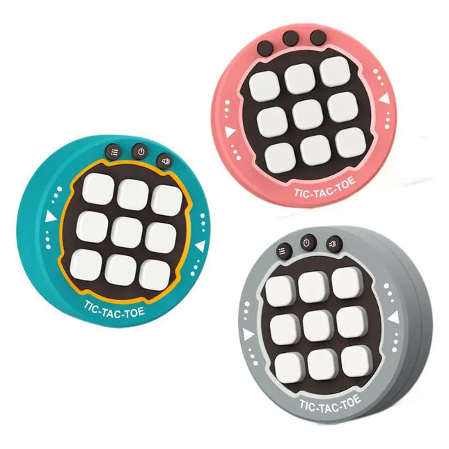 Reisformaat Bordspel | Puzzelspel Voor Reizen | Compact Tic Tac Toe Spelletjes | 7.5 x 7.5 cm