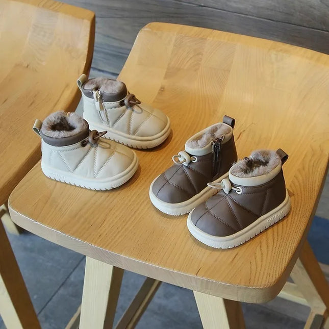 Kinder Winterlaarzen | Warme Babyboots | Isolerend en Waterbestendig | Antislip Zool | Makkelijk Aantrekken