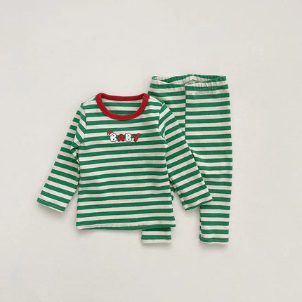 Baby Winterset | Warme Stof | Strepen Ontwerp | Aftagbare Capuchon | Comfortabel | Makkelijk aan/uit | Unisex | 6-24 Maanden