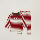Baby Winterset | Warme Stof | Strepen Ontwerp | Aftagbare Capuchon | Comfortabel | Makkelijk aan/uit | Unisex | 6-24 Maanden