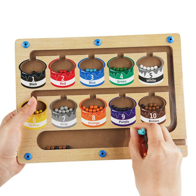 Woodn Magnetisch Speelgoed | Kindvriendelijk Sorteren & Stapelen | Duurzaam & Educatief Speelset