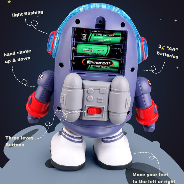 Dansende Speelgoed Eend | Astronaut Thema | Bewegings- en Muzieksensor | Educatief | Leeftijd 3+