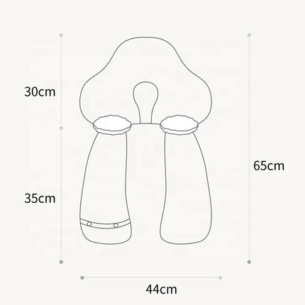 Baby Hoofdkussen | Ergonomisch Design | Veilige Slaap | Memory Foam | Ademend & Allergievriendelijk