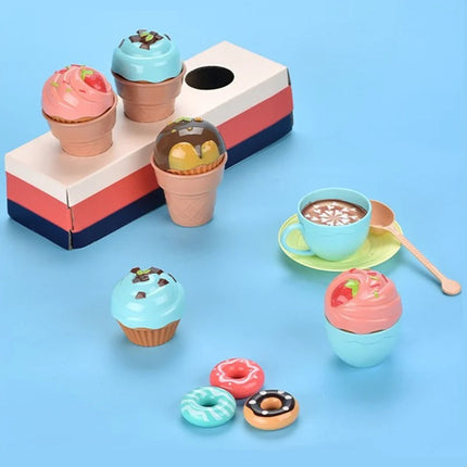 Little Ice Cream Masters | Kinder IJsmachine Set | Speelgoed Servies | Rolspel | ABS-plastic | 38 stuks