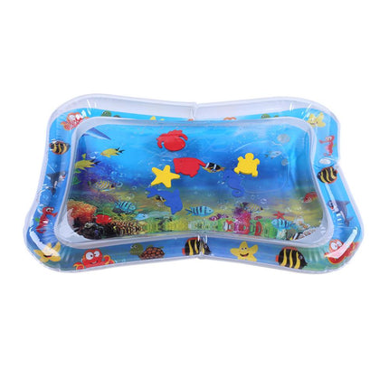 Vandleg speelmat baby | Opblaasbaar Water Speelgoed | Stimulatie nek- en schouderspieren | Hersenontwikkeling ondersteuning | Veilig PVC materiaal | Hand-oog coördinatie bevordering | 66x50 cm