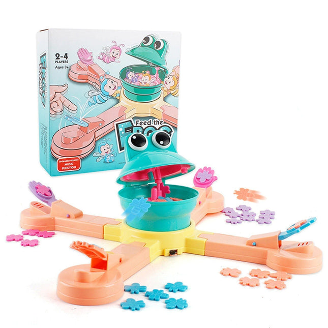Fröspel voor kinderen | Katapult insecten naar kikker | Familie bordspellen | Kindvriendelijk speelgoed | Interactief speelplezier 3+
