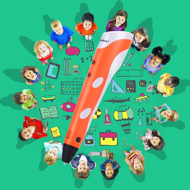3D Tekenpen voor Creatief Ontwerpen | Lichtgewicht en Ergonomisch | Verstelbare Snelheid | Milieuvriendelijk | Geschikt voor Kinderen en Volwassenen