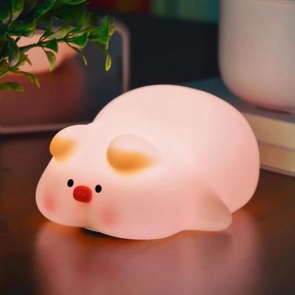 Squeezie Nachtlamp | Kinderkamer Verlichting | Dimbare LED | BPA-vrij Silicoon | USB Oplaadbaar