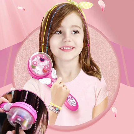 Elektrische Haarvlechter | Automatische Haarvlechten | Inclusief Decoraties | Voor Kinderen & Volwassenen | BPA-vrij | Anti-klit Systeem | DIY Hair Styling | Inclusief Kammen & Diverse Sets