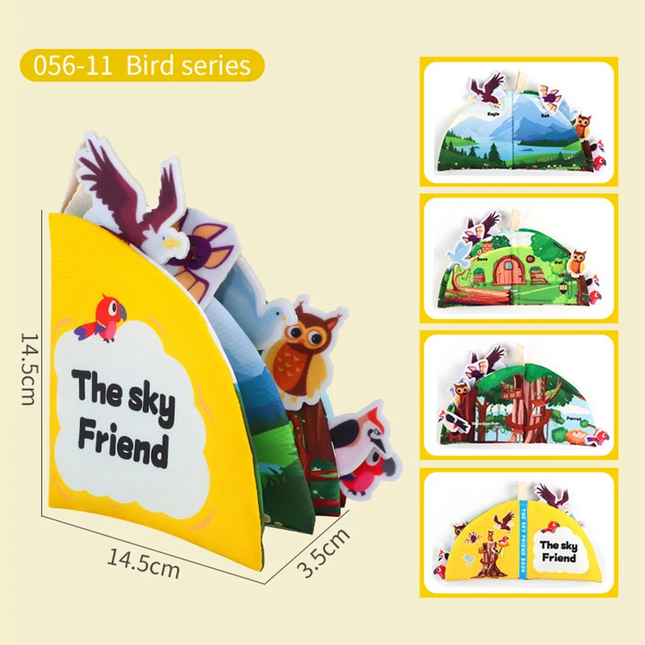 Kinder Activiteitenboek | Educatief Speelboek met Dieren & Natuur | Herbruikbare Stickers & Opdrachten | Duurzaam Speelgoed | Ontwikkelt Taal & Motoriek | Geschikt voor Reizen & Thuisgebruik