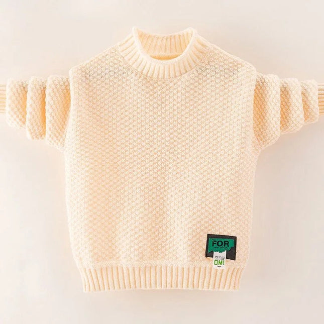 Oversized Kindertrui | Unisex Katoen | Comfortabel & Stijlvol | Ideaal voor Winter | Bewegingsvrijheid | Moderne Design | Speeltijd & School | Niet-kriebelende Stof | Makkelijk Onderhoud | Blauw