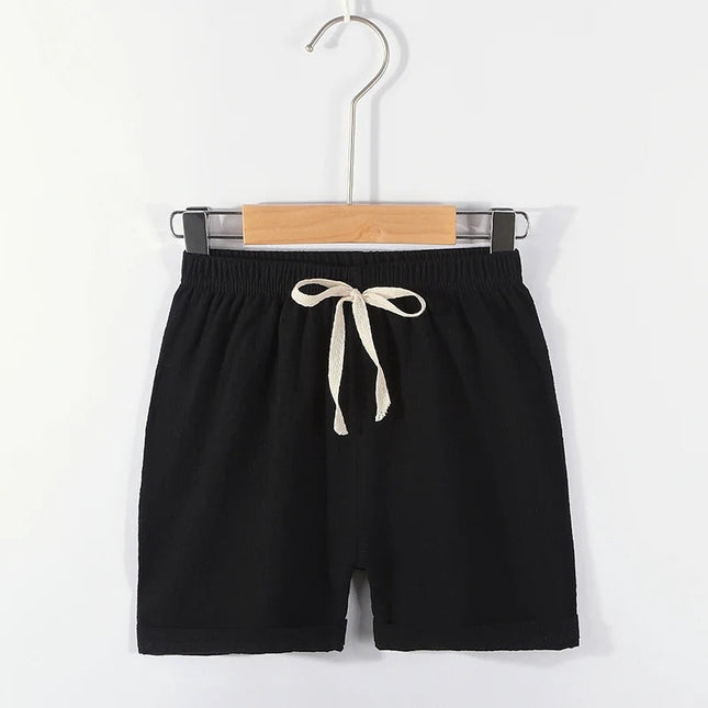 Kinder Shorts | Lichtgewicht Sneldrogend | Zomerse Strandspeelgoed | Comfortabele Pasvorm | Ademend Katoen-Linnen | Voor Speelavonturen | Eenvoudig Onderhoud | Perfect Voor Warme Dagen | In Diverse Maten