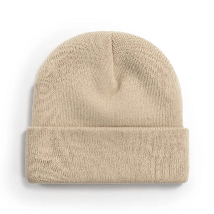 Mini Fashion Beanie | Muts Met Eigen Tekst | Unisex | Personaliseerbaar | Kinderen & Volwassenen | Warm & Zacht | Katoen & Acryl | Vegansk Leren Label | Verschillende Maten