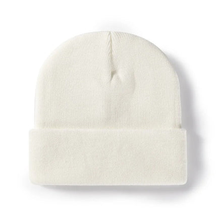 Mini Fashion Beanie | Muts Met Eigen Tekst | Unisex | Personaliseerbaar | Kinderen & Volwassenen | Warm & Zacht | Katoen & Acryl | Vegansk Leren Label | Verschillende Maten