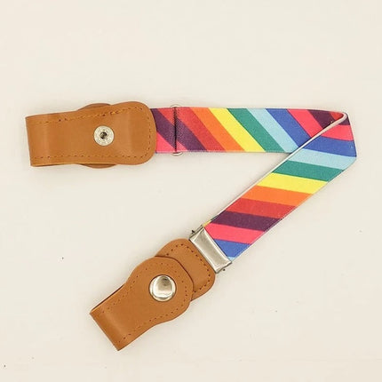 Elastische Kinder Riem | Vrije Beweging Zonder Gesp | Comfort | Geschikt voor 1-12 Jaar | Verstelbaar (40-65 cm) | Perfect voor School en Spel