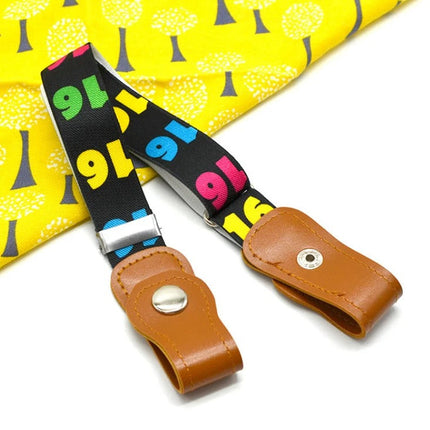 Elastische Kinder Riem | Vrije Beweging Zonder Gesp | Comfort | Geschikt voor 1-12 Jaar | Verstelbaar (40-65 cm) | Perfect voor School en Spel
